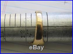 14k Gold Mens Antique Vintage Diamond Masonic 32nd Degree Ring size 12-3/4