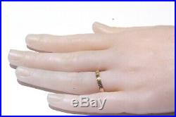14k yellow gold 3.14mm mens wedding band ring 2.4g gents vintage estate antique