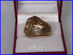 1963 Texas A&M 10K Yellow Gold Vintage Aggie Mens Class Ring (Size 7) 20.7g
