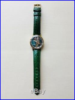 1973 Vintage Rare Bulova 214 Accutron Large Ring Factory Spaceview Mens Watch