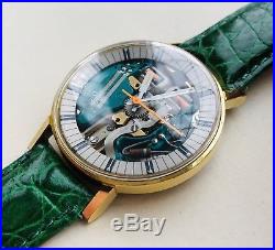 1973 Vintage & Rare Bulova 214 Accutron Large Ring Factory Spaceview Mens Watch