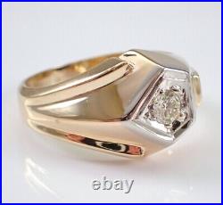1.50Ct Round Moissanite Vintage Solitaire Engagement Ring 14K Yellow Gold Plated
