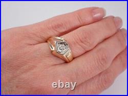 1.50Ct Round Moissanite Vintage Solitaire Engagement Ring 14K Yellow Gold Plated