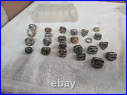 24 vintage USSSA Baseball Finalist championship players national class rings