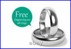 2Ct Lab Created Diamond Men's Engagement Wedding Band Ring 14k White Gold Plated