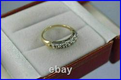 2Ct Round Diamond Vintage Band Bridal Ring 14k YellowithWhite Two Tone Gold Finish
