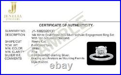 2.00 Ct Asscher Cut Moissanite Men's Engagement Ring 14K Yellow Gold Plated 925