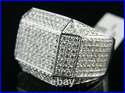 2.30ct Round Cubic Zirconia Men's Pinky Band Wedding Ring 925 Silver