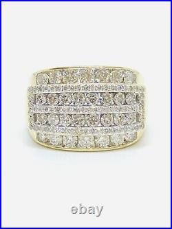 $5000.00 REtail-Vintage 14k Men's Diamond Ring 2.50ctw