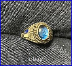 5 Vintage SAMPLE Women's R Johns Class Rings Plated Metals Diff Sizes & Stones