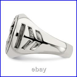 925 Sterling Silver Vintage Anchor Ring