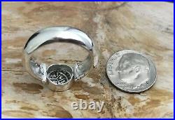 ATOCHA Coin Ring Sterling Silver Sunken Treasure Shipwreck Jewelry Ladies Mens