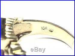 Amazing Vintage Mens 10K Yellow Gold Ruby Ring Size 10 A MUST SEE