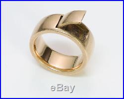 Antique Men's Gold Poison Band Ring