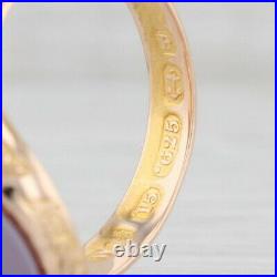 Antique Sardonyx Signet Ring 15k Yellow Gold Size 9.5 Engravable British