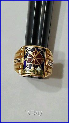 Antique Vintage Men Arab Unisex Ring solid 22K Gold, size 8.75 //20.0g