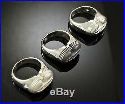 BMW Motorcycle Vintage Airhead Sterling Silver Scale Replica Mens Ring R69 R69S