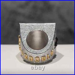 Championship Ring Men's Hip Hop VVS1 Moissanite Sollid Silver Plated Iced out