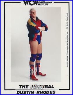 Dustin Rhodes Ring Worn Western Style Wrestling Boots Vintage Eagle Design AEW