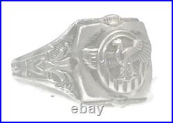 Eagle Ring or Band Vintage Sterling Silver Size 11.50 Men