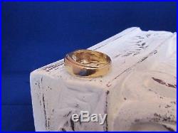 Estate/Vintage Men's YG Early Round Brilliant Diamond Ring 1.37 carats