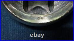 Exquisite Vintage 925 Sterling Silver Size 9 Men's Solid Ring Biker devil Rare