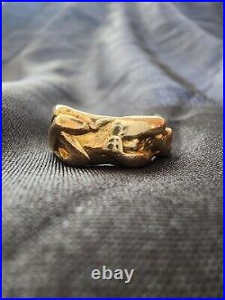 Extremely rare antique French erotic ring 18k, mid to late 19th century