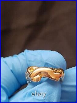 Extremely rare antique French erotic ring 18k, mid to late 19th century