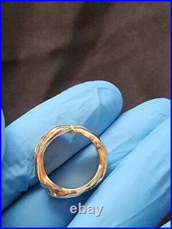 Extremely rare antique French erotic ring 18k, mid to late 19th century