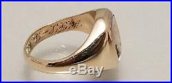 MASONIC MENS VINTAGE 32nd DEGREE RING 10K SOLID GOLD SIZE 8