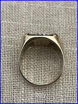 MEXICO 1700's Silver Reales Coin 18k Gold Ring Size 8.5 Vintage Pirate Treasure