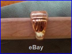 MIT Class Ring Vintage Balfour 10K Yellow Gold Mens Excellent Condition