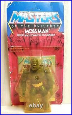 MOTU, Vintage, MOSS MAN, Masters of the Universe, MOC, Sealed, Unpunched, He-Man