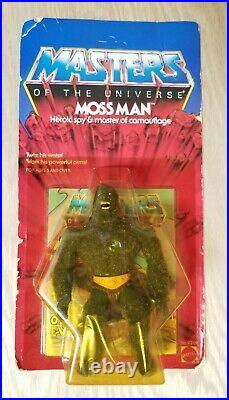 MOTU, Vintage, MOSS MAN, Masters of the Universe, MOC, Sealed, Unpunched, He-Man