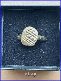 Medieval Men's Ring 11th-12th Century SIZE 10 Professionally Restored COA