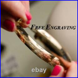 Men's 1.95 Carat Round Cut Lab-Created 14K White Gold Horseshoe Engagement Ring