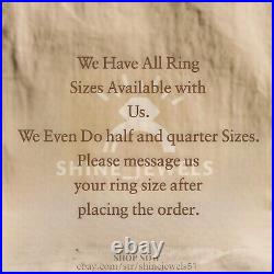 Men's Black Round Cut Diamond Engagement Fashion Ring 925 Silver Bitcoin Ring