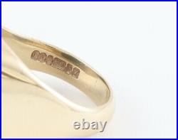 Men's Gents Vintage 9Ct 9K Gold Signet Ring With Bloodstone 11.2grams