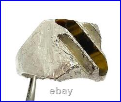 Men's Heavy Sterling Silver Statement Ring Vintage Unpolished Size 13