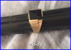 Men's Vintage Black Onyx Ring10k Gold Size 13