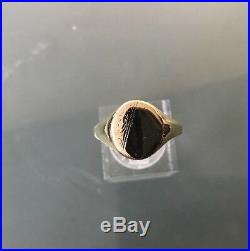 Men's/Womens 9ct Gold Vintage Signet Ring Weight 2g Size V Stamped
