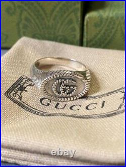 Men's brutal vintage ring made of 925 silver