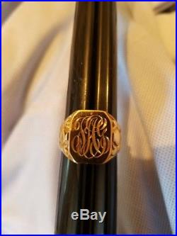 Men's gold vintage initial ring. 10K Yellow Gold, American, 7.32 Grams