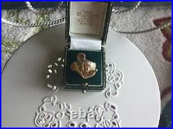 Mens Vintage Disney 14k Gold Happy 90th Birthday Mickey Mouse Signet Ring