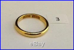 Mens Womens Unisex Vintage Tiffany & Co 22k Yellow Gold Band (Ring) Size 6