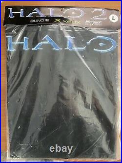 Microsoft XBOX Halo 2 Video Game Vintage T-Shirt Size Large L 2004 SEALED