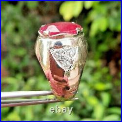 Natural Ruby Ring Afghanistan Original Mens Ruby Ring Silver Real Yaqoot Ring
