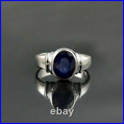 Natural Sapphire Ring Original Neelam Sapphire Ring For Men & Women Sterling 925