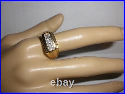 Nice Vintage classic 10k yellow gold men`s ring size 10.5