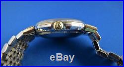 Omega Vintage SEAMASTER DEVILLE AUTO CAL565 60'S SS/GOLD BEZEL RING MENS Watch